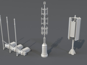 antennas - 20 pieces - part -2 3Dモデル
