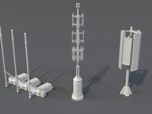 antennas - 20 pieces - part -2 3D Model