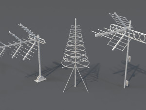 antennas - 20 pieces - part -2 3Dモデル