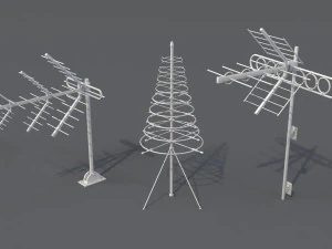antennas - 20 pieces - part -2 3D Model