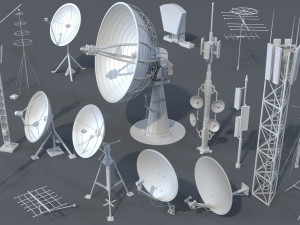 antenna 3D Models - Download 3D antenna Available formats: c4d, max, obj,  fbx, ma, blend, 3ds, 3dm, stl 3DExport