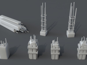 construction pack- 66 pieces 3D मॉडल