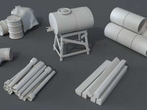 construction pack- 66 pieces 3D मॉडल