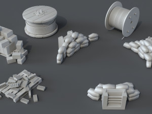 construction pack- 66 pieces 3D मॉडल