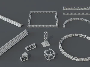 construction pack- 66 pieces 3D Model