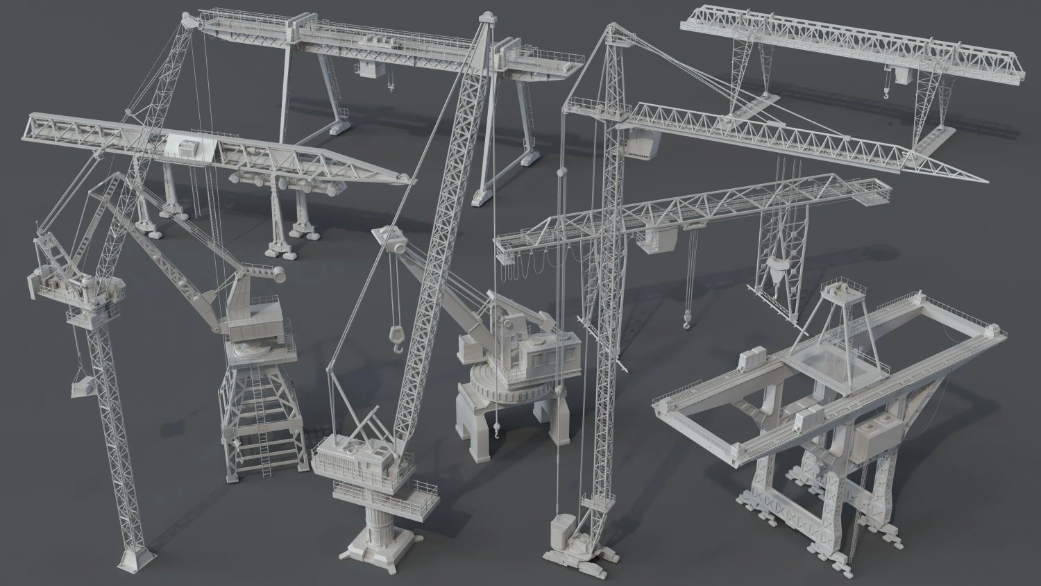 vin&ccedil;ler - 10 adet 3D Model .c4d .max .obj .3ds .fbx .stl .blend 