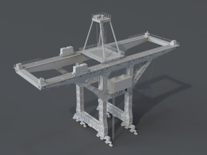 cranes - 10 pieces 3D 模型