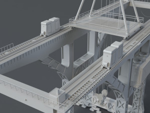 cranes - 10 pieces 3D 模型
