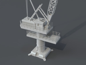 cranes - 10 pieces 3D 模型
