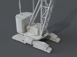 cranes - 10 pieces 3D 模型