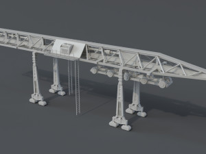 cranes - 10 pieces 3D 模型