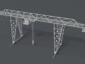 cranes - 10 pieces 3D 模型