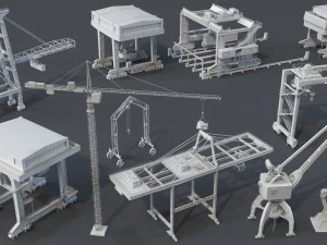 vinçler - 11 adet 3D Model