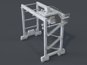 cranes - 11 pieces 3D Model