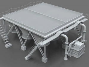 औद्योगिक टैंक - भाग - 1 - 20 टुकड़े 3D मॉडल