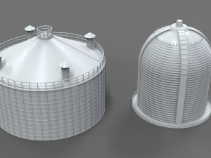 industrial tanks - part - 1 - 20 pieces 3D Model