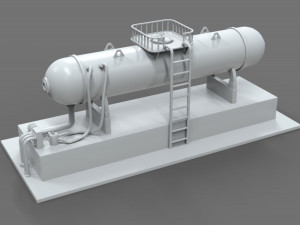 industrial tanks - part - 1 - 20 pieces 3D Model