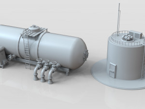 industrial tanks - part-2 - 25 pieces Modelo 3D