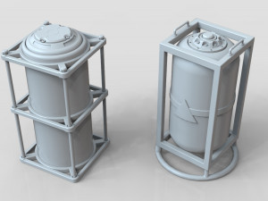 industrial tanks - part-2 - 25 pieces Modelo 3D