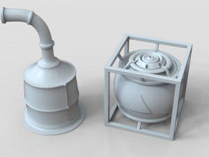 industrial tanks - part-2 - 25 pieces Modelo 3D