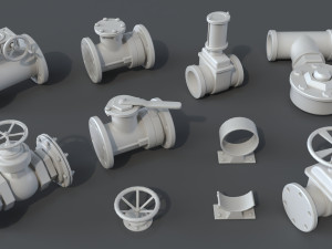 pipes - 80 pieces 3Dモデル