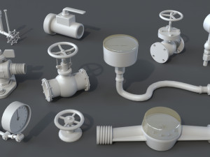 pipes - 80 pieces 3Dモデル