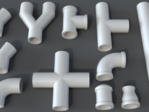 pipes - 80 pieces 3Dモデル