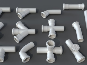 pipes - 80 pieces 3Dモデル