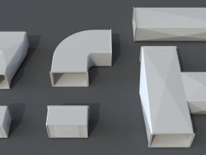 pipes - 80 pieces 3D Model