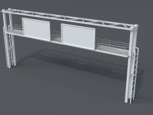 road billboards - 13 pieces Modelo 3D