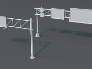 road billboards - 13 pieces Modelo 3D