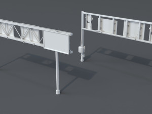 road billboards - 13 pieces Modelo 3D