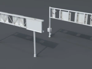 road billboards - 13 pieces 3D Model