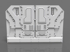sci-fi panels - 20 pieces - collection - 1 3D Model