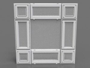 sci-fi panels - 20 pieces - collection - 1 3D Model