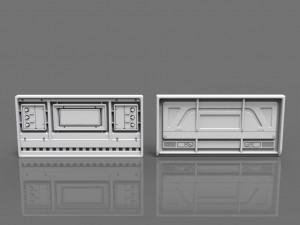 sci-fi panels - 20 pieces - collection - 1 3D Модель