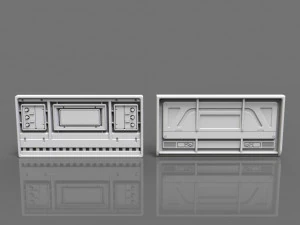 sci-fi panels - 20 pieces - collection - 1 3D Model
