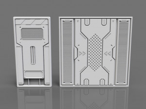 sci-fi panels - 20 pieces - collection - 1 3D Модель