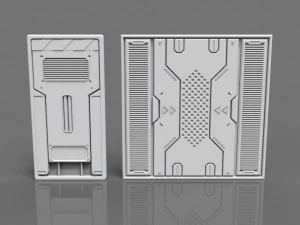 sci-fi panels - 20 pieces - collection - 1 3D Model