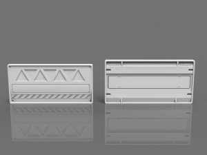 sci-fi panels - 20 pieces - collection - 1 3D Model