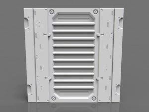 sci-fi panels - 20 pieces - collection - 1 3D Model