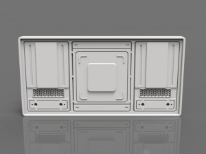 sci-fi panels - 20 pieces - collection - 2 Model 3D
