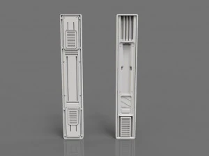 sci-fi panels - 20 pieces - collection - 2 3D Model