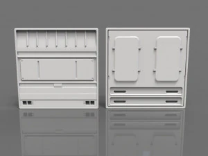 sci-fi panels - 20 pieces - collection - 2 3D Model