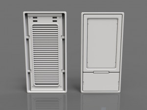 sci-fi panels - 20 pieces - collection - 2 Model 3D