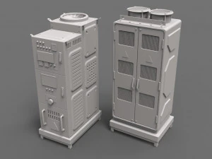 factory units 1 - 20 pieces 3D Model