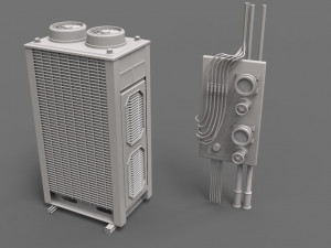 factory units 1 - 20 pieces Modelo 3D