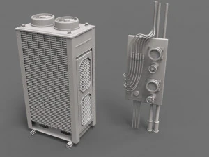 factory units 1 - 20 pieces 3D Model