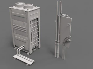 factory units 1 - 20 pieces 3D Model