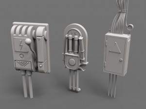 factory units 1 - 20 pieces Modelo 3D